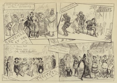 Schetsen in de Theaters door Harry Furniss